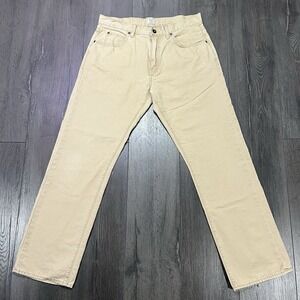 J‎ Crew Mens Pants 33x32 Beige 5 Pocket Casual Work Tan Khaki Straight Preppy